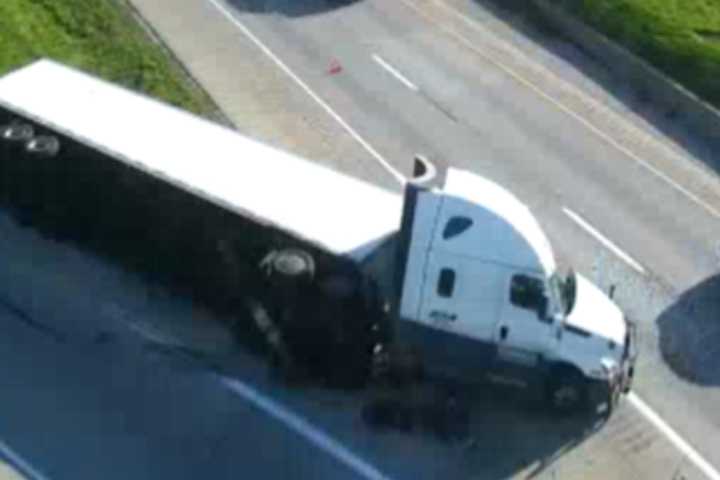 Tractor-Trailer Rollover Crash Causes Delays On I-81: PennDOT