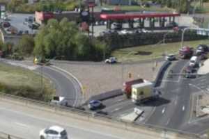 Flipped Equipment Closes Rt 222 Ramp In Lancaster County (DEVELOPING)