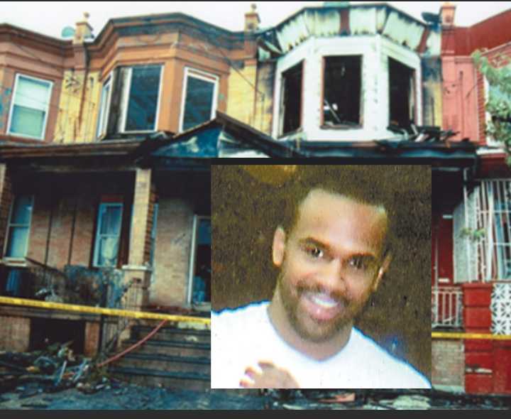 Kaboni Savage and the home he firebombed killing a family of six in an act of witness intimidation.