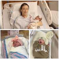 <p>Three of the four new babies (and one mama) at Main Line Health hospitals in 2025. </p>