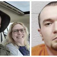 <p>Noah Richard Tribioli (right) who is accused of shooting his dad, Steve Tribioli (left) and killing his stepmom, Jo Dee Tribioli.</p>