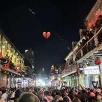 <p>Livvy Dunne's photo of New Orleans with a broken heart emoji</p>