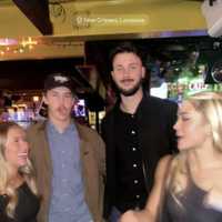 <p>Bubba Chandler, Paul Skenes, and Livvy Dune in the New Orleans' bar before the terror attack.&nbsp;</p>