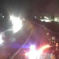 <p>Police closing off the area where the crash happened on I-81 near Lebanon.&nbsp;
  
</p>