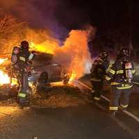 Good Samaritan Pulls CT Driver From Burning Car After Crash