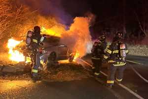 Good Samaritan Pulls CT Driver From Burning Car After Crash