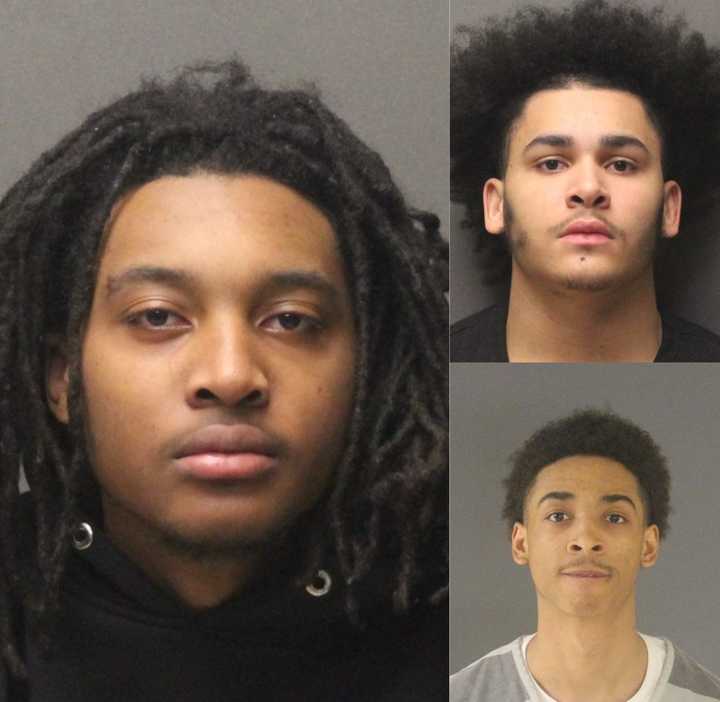 (clockwise from left) Quinton Jackson, Amir Dorsey, Tyjeir Cole.