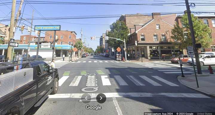 The first block of East Walnut Street in Lancaster where the man died.