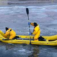 Oh, Deer! Watch Crews Rescue Fawn From Icy Saugatuck River In Westport