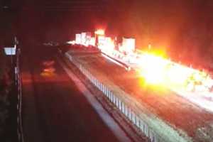 Multi-Vehicle Crash, Fire Closes PA 283 West For Hours: PennDOT