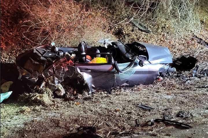 Driver Cut From Wreckage Following Horrific Crash On I-95 In Westport