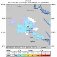 Minor Earthquake Shakes Virginia Communities; No Major Damage Reported