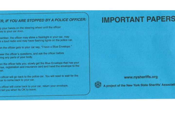 Rockland Sheriff’s Office Launches Blue Envelope Program For Drivers With Autism