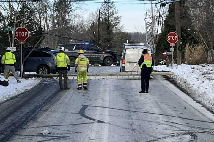 Multi-Vehicle Crash Knocks Down Pole, Wires At Busy Doylestown Intersection: Police