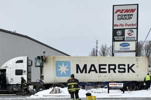 Tractor-Trailer Smashes Into Building In Newberry Township: Police