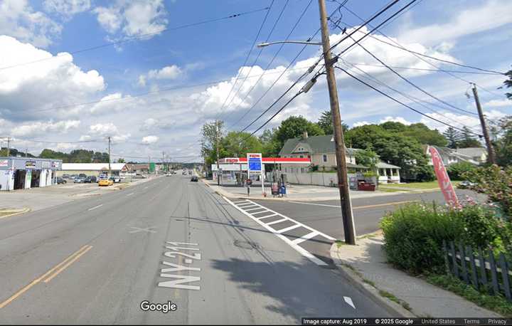 The scene of the crash.