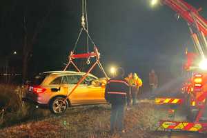 2 Hospitalized After Car Crashes Into Culvert Off I-91In Rocky Hill