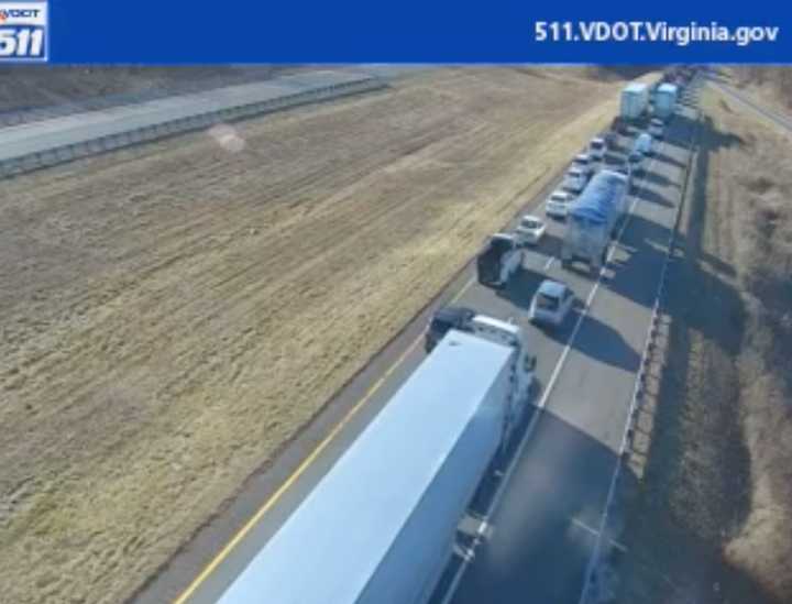 There was traffic reported in Virginia on Tuesday afternoon.