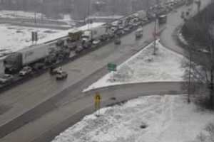 Tractor-Trailer With Oversized Load Shuts Down I-83 North Near Harrisburg Mall