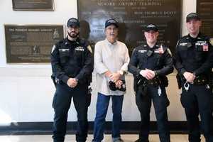 Heart Attack Victim Reunites With Officers Who Saved Life At Newark Airport