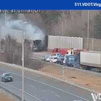 I-95 Lanes Shut Down Due To Vehicle Fire In Prince William County (DEVELOPING)