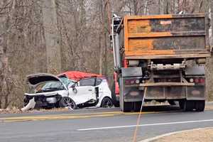 Dump Truck Crash Leaves 1 Dead On Route 303 In Rockland County (UPDATE)