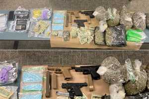 Five Pounds Of Pot, Illegal Guns Seized In Virginia Traffic Stop: Police