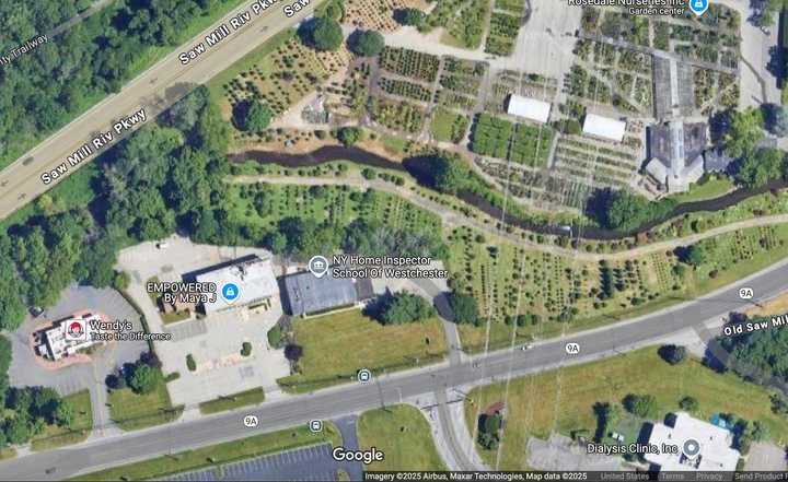 The spill happened at the Saw Mill River in Hawthorne in the area of Saw Mill River Road (Route 9A) and Skyline Drive. 