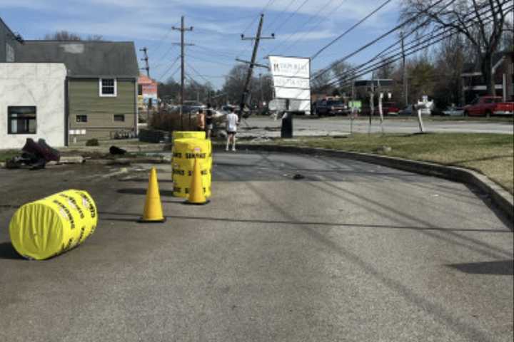 Dump Truck Crashes Into East Goshen Business, Causing Power Outages: Driver Hospitalized