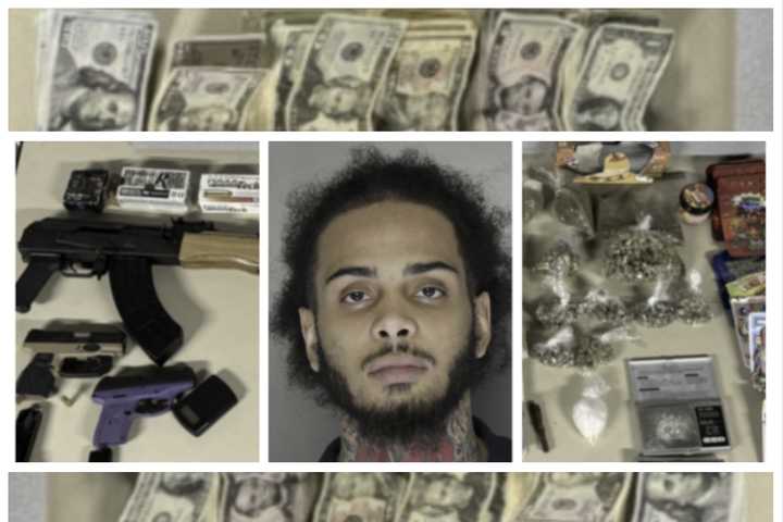 AK-47, Cocaine, $2.4K Seized In Pennsylvania Drug Bust: Police