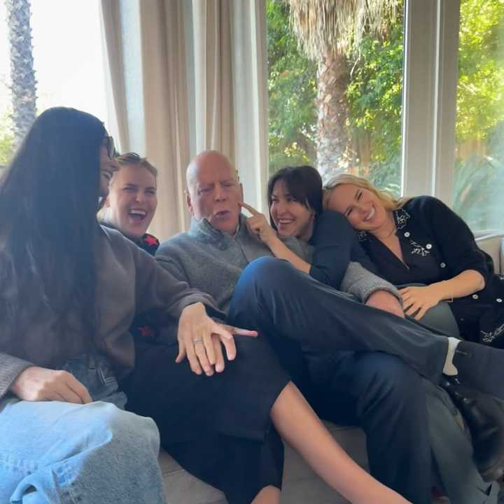 Bruce Willis Dances Into 70 Surrounded By Family, With An Uplifting