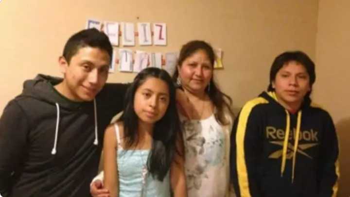 Maria Figueroa and her family.