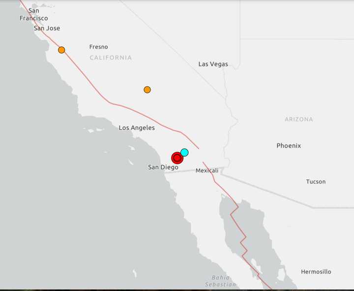 The 5.2 magnitude quake struck at 1:08 p.m. Eastern time Monday, April 14, with its epicenter in San Diego County.