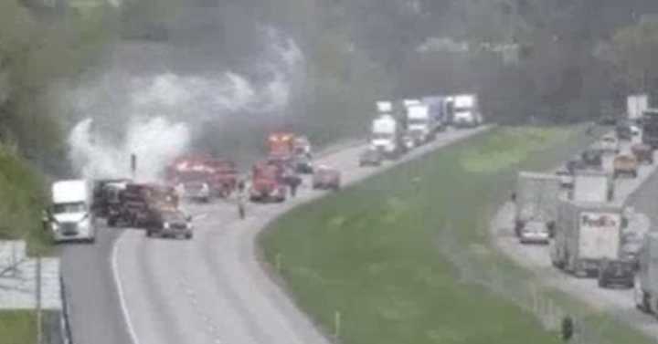 The crash on I-81