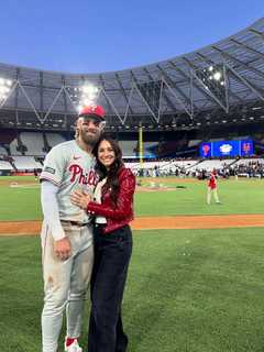 Bryce Harper, Trea Turner Team Up For Viral Phillies Gender Reveal (WATCH)