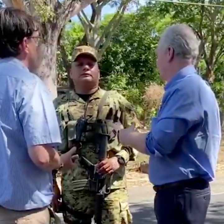 Sen. Chris Van Hollen was denied entry at the El Salvador prison by guards ordered to keep him and the lawyer away.