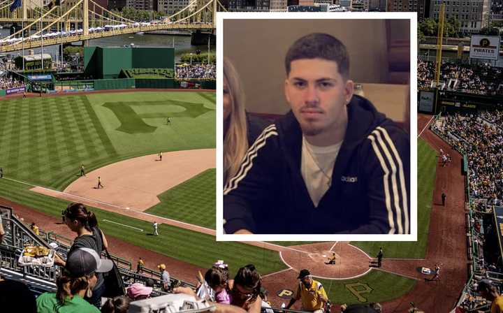 Kavan Markwood and PNC Park where he fell approximately 21 feet.