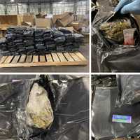<p>The weed was seized at the airport.</p>