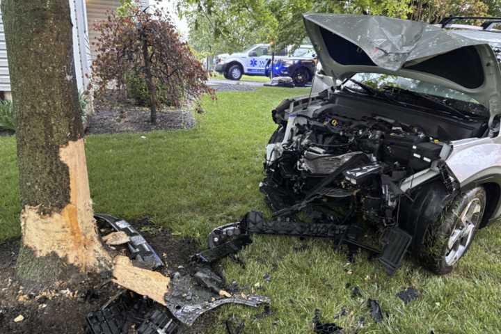 Two Kids, Adult Severely Injured When SUV Crashes Into Tree In Lititz: Police