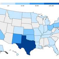 <p>The CDC's measles outbreak map as of Friday, May 9.</p>