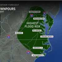 <p>These locations are at the highest risk for flooding on Tuesday, May 13.</p>