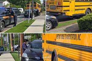 Taxi Hits School Bus In Spring Valley Crash