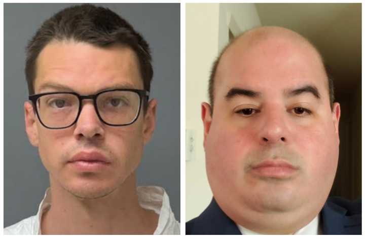 Jordan Dale Antrim (left) who is accused of killing Paul David Ley-Harris (right).