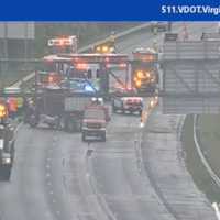 Tractor-Trailer Crash Brings I-95 To A Halt In Virginia (DEVELOPING)
