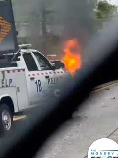 Lane Reopens After Fiery Crash On Palisades Parkway In Ramapo (DEVELOPING)