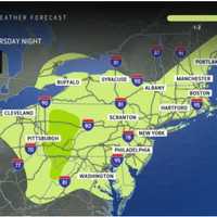 Here's How Much Rainfall To Expect From Potent Storm System On Track For Northeast