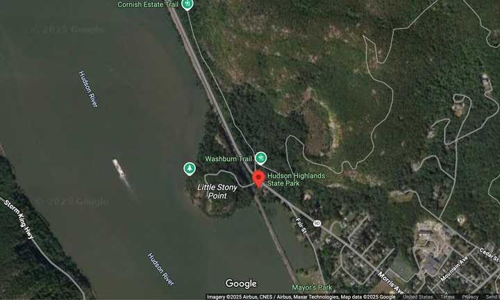 The rescue happened at Hudson Highlands State Park near Cold Spring. 