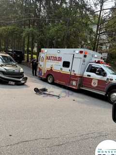 Scooterist Struck By Vehicle In Monsey (DEVELOPING)