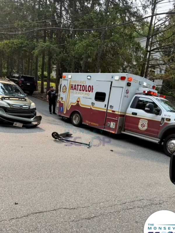Scooterist Struck By Vehicle In Monsey (DEVELOPING)