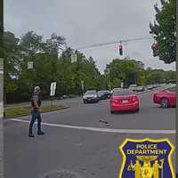 Stop Sticks Halt Fleeing Duo In Stolen Car In Yonkers: 2 Arrested On Roof, Police Say